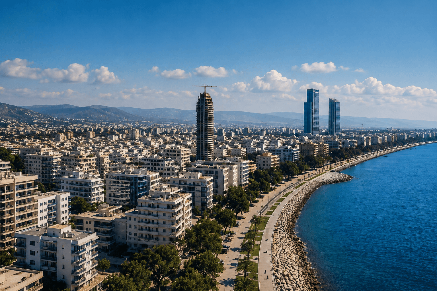 Limassol, Cyprus coastline